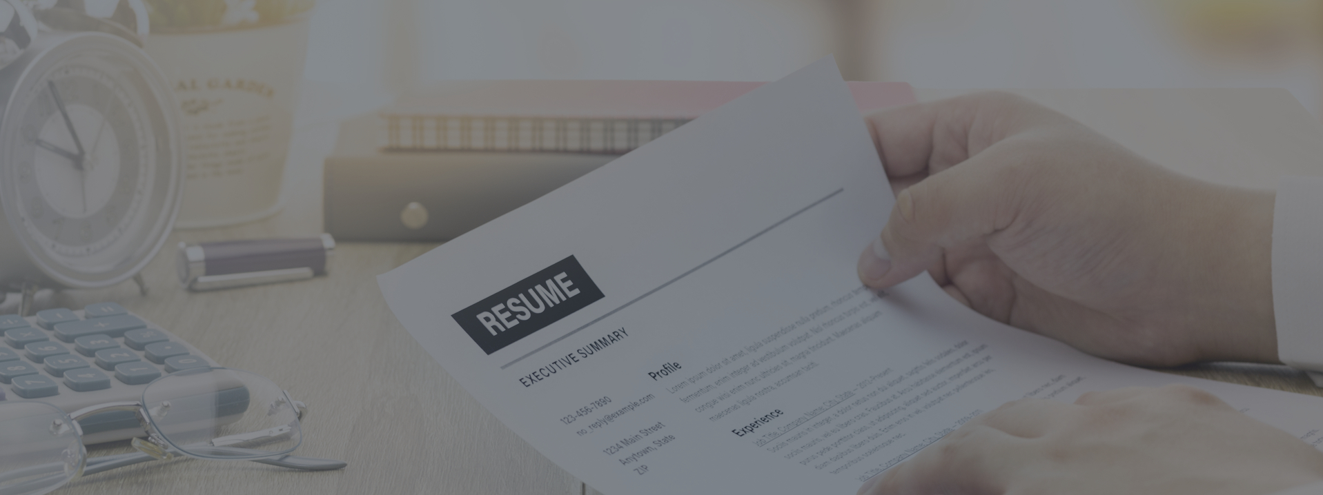 The 3 Main Types Of Resumes Executive Drafts